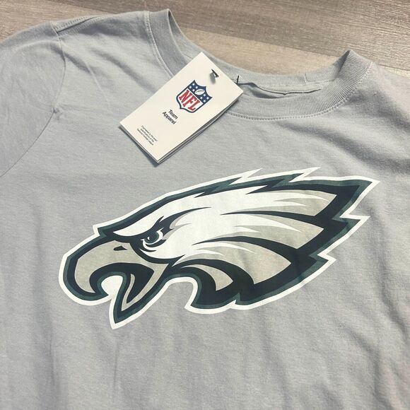 Nike Philadelphia Eagles Short Sleeve T-Shirt Grey Logo Green Womens Size S NWT - Picture 5 of 5